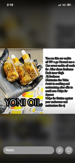 Yoni oil