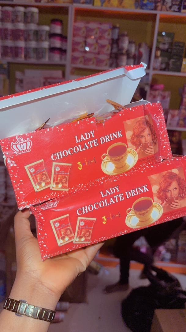 Lady chocolate drink pack