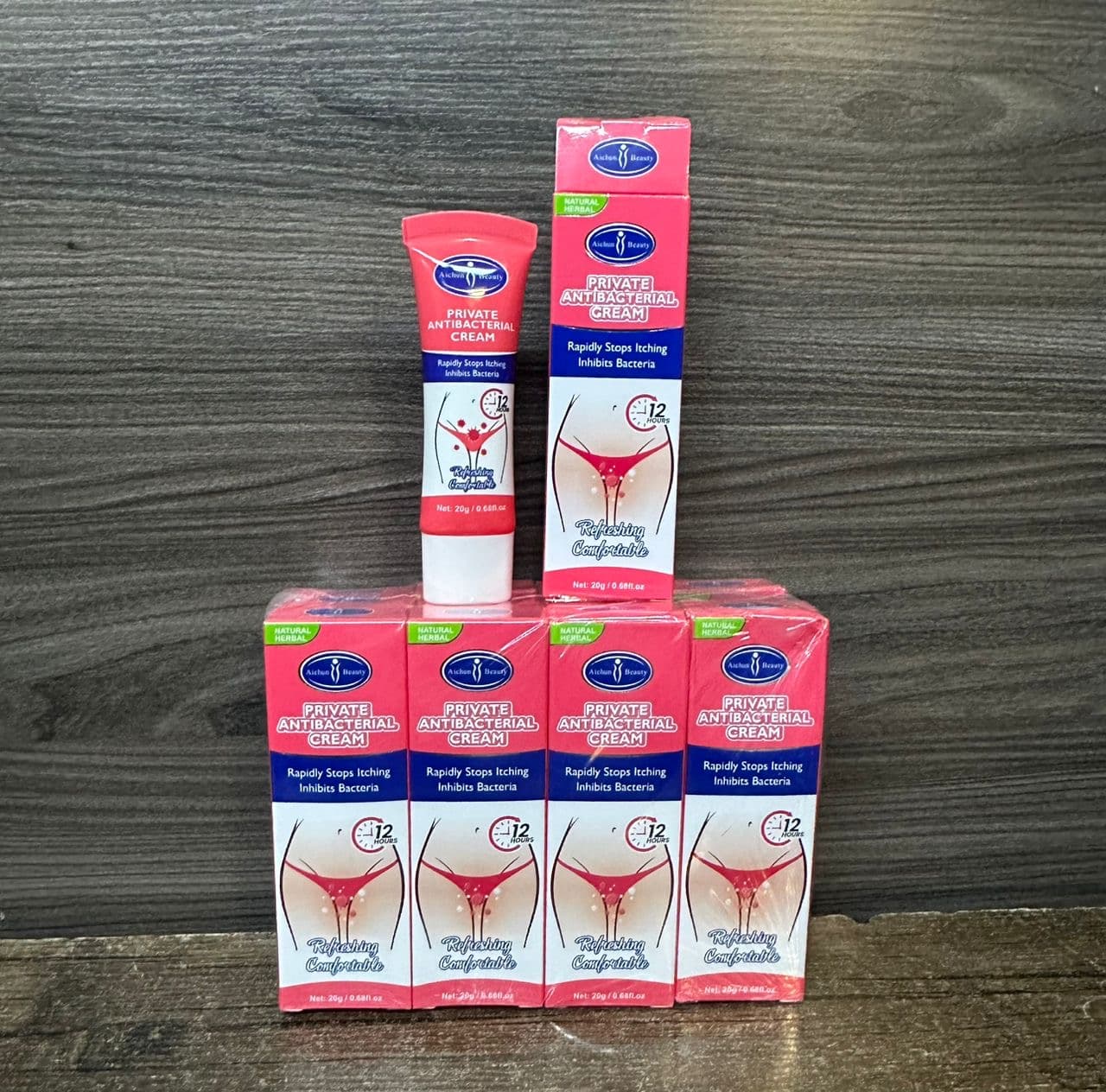 Private antibacterial cream