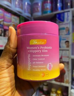 Woman probiotics + slippery Elm